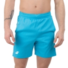 Babolat Play Logo 6in Shorts - Cyan Blue Babolat Play Logo 6in Shorts - Cyan Blue