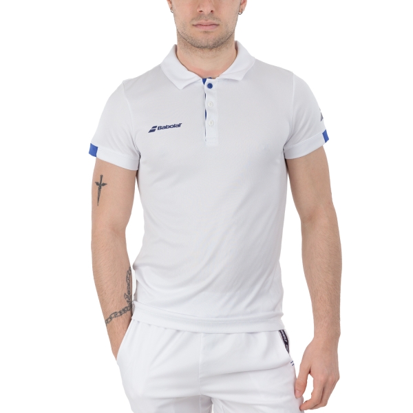 Polo Padel Hombre Babolat Play Polo  White 3MP20211000