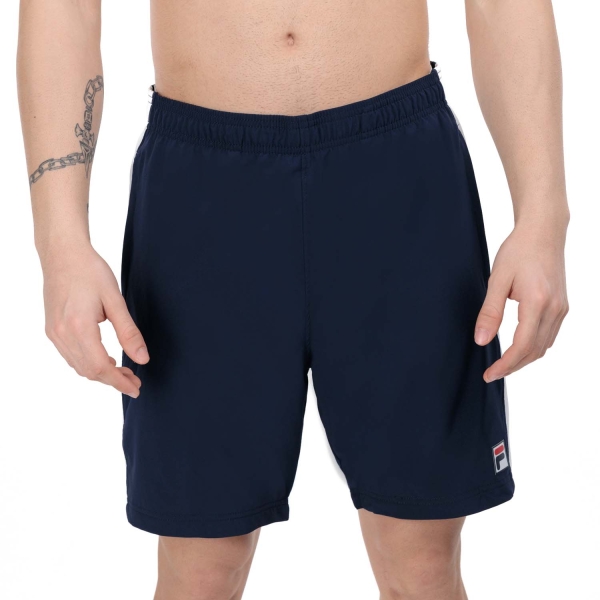Shorts Padel Hombre Fila Jakob 7in Shorts  Navy/White FBM2415011501