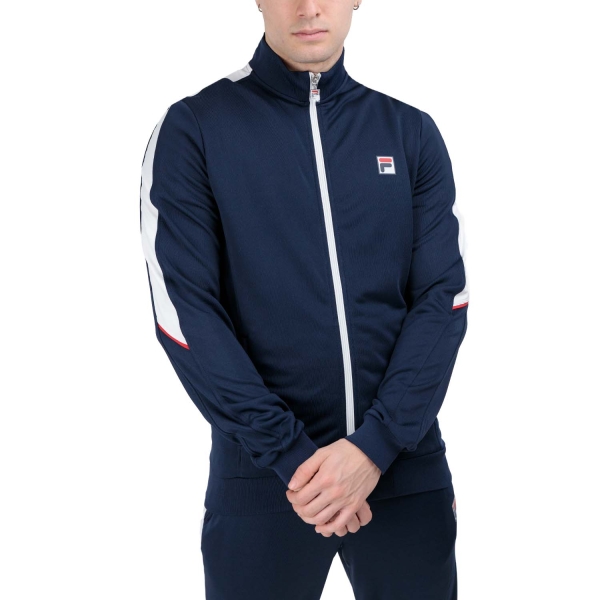Men's Padel Jacket Fila Manuel Jacket  Navy/White FBM2410011501