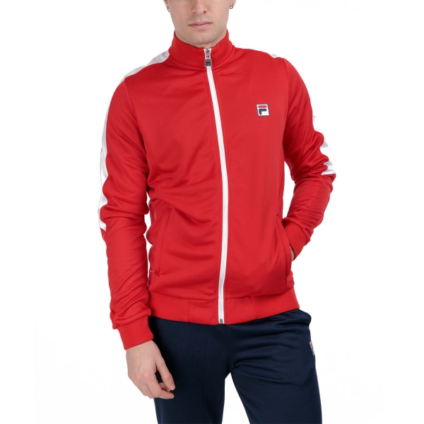 Men's Padel Jacket Fila Manuel Jacket  Red/White FBM241001501