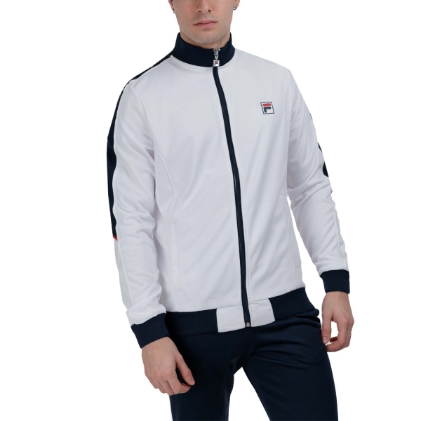 Men's Padel Jacket Fila Manuel Jacket  White/Navy FBM2410010153