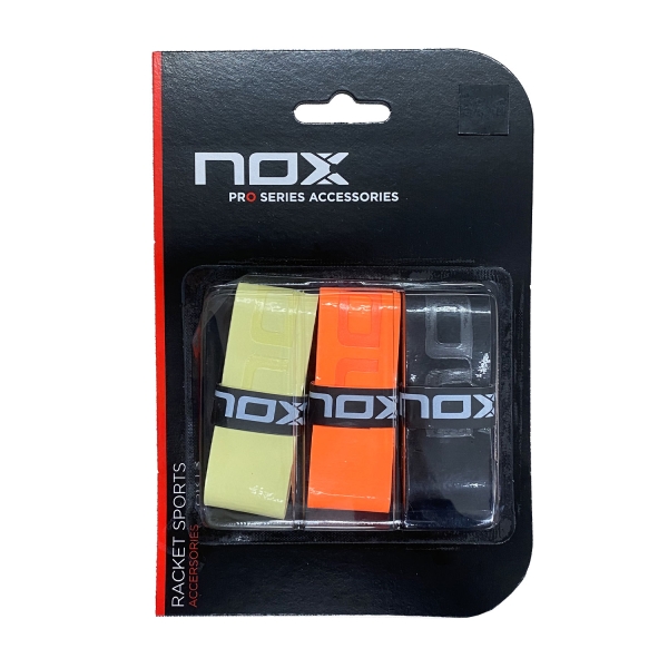 Overgrip Padel NOX Pro x 3 Overgrip  Mixed Colours OVPROBLCO3