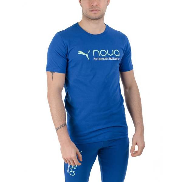 Men's T-Shirt Padel Puma Individual TShirt  Cobalt Glaze 65924822