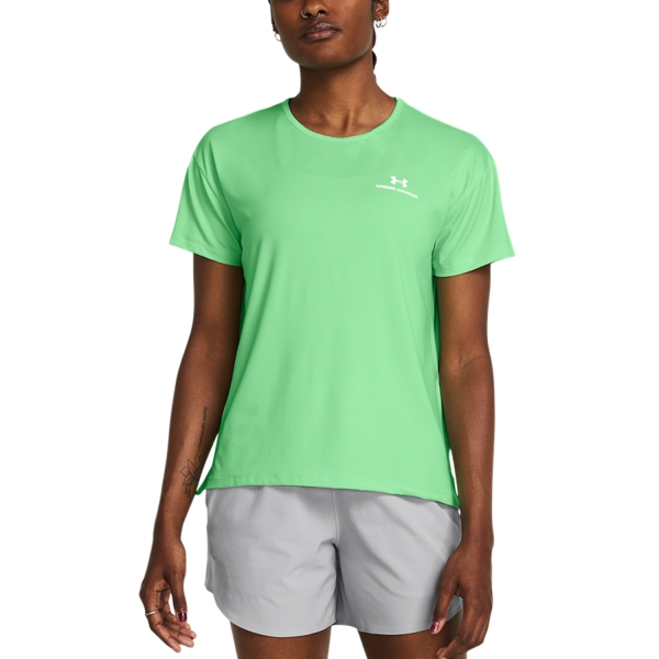 Camiseta y Polo Padel Mujer Under Armour Rush Energy 2.0 Camiseta  Matrix Green/White 13791410350