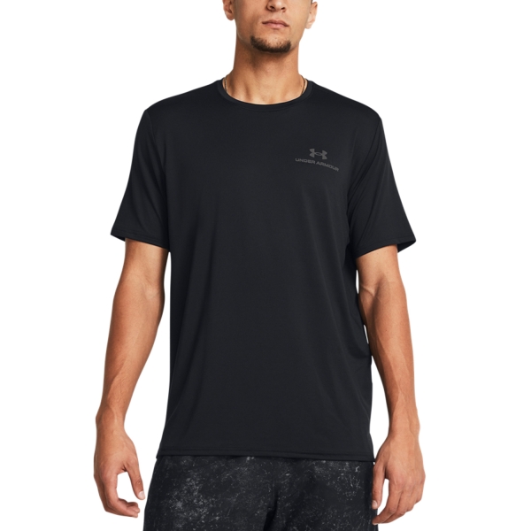 Men's T-Shirt Padel Under Armour Rush Energy TShirt  Black 13839730001