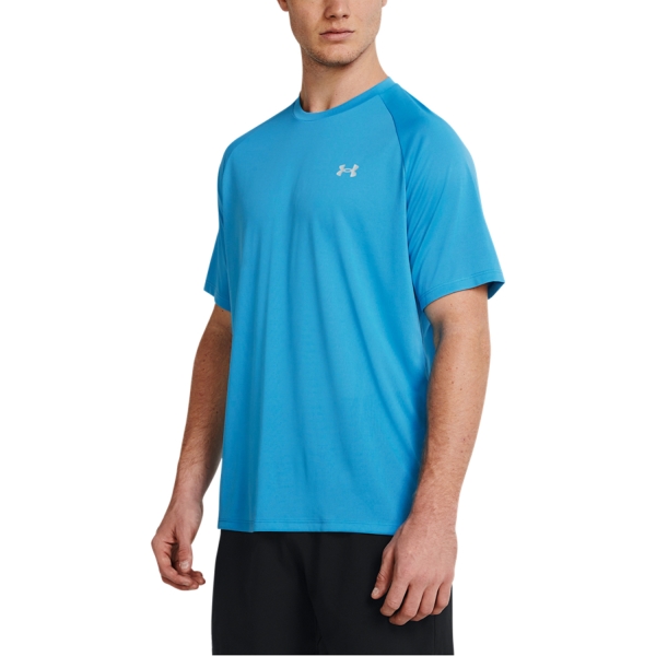 Men's T-Shirt Padel Under Armour Tech Reflective TShirt  Capri/Reflective 13770540419