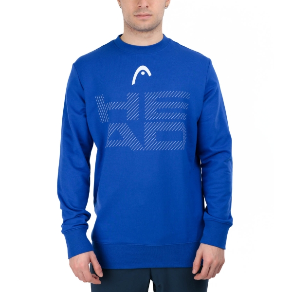 Men's Padel Shirt and Hoody Head Rally Logo Sweatshirt  Royal 811393RO