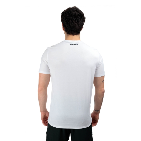 Head Racquet T-Shirt - White/Navy