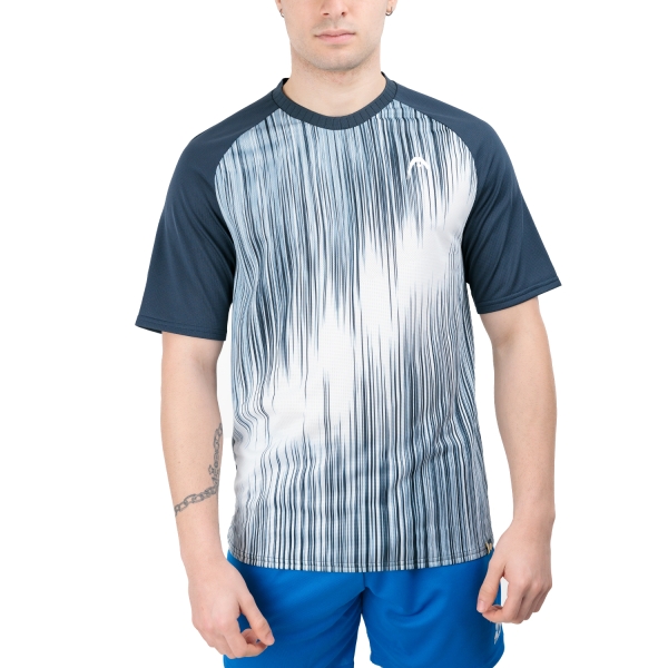 Camiseta Padel Hombre HEAD Performance Camiseta  Print Perf/Navy 811494XPNV