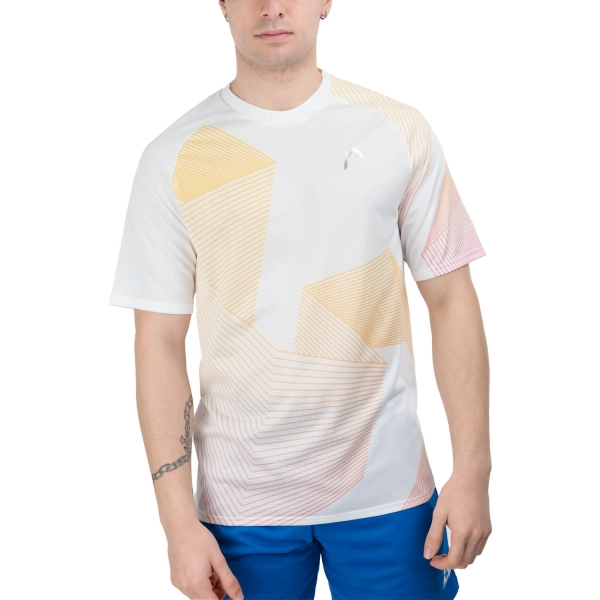 Men's T-Shirt Padel Head Performance Print TShirt  Banana 811534BN