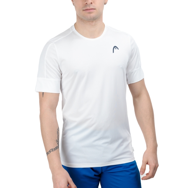 Men's T-Shirt Padel Head Play Tech TShirt  White 811724WH