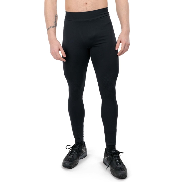 Men's Underwear Head Flex Seamless Long Tights  Black 811903BK