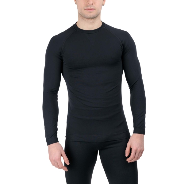 Men's Padel Shirt and Hoody Head Flex Seamless Shirt  Black 811913BK