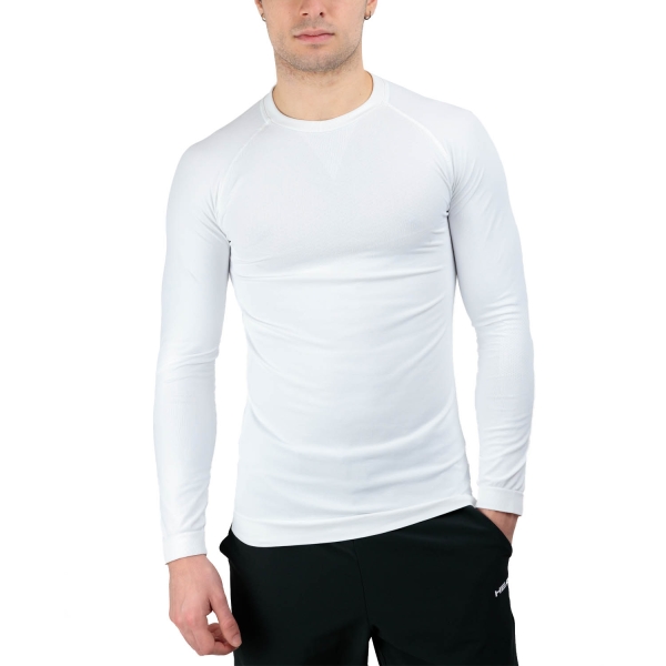 Men's Padel Shirt and Hoody Head Flex Seamless Shirt  White 811913WH
