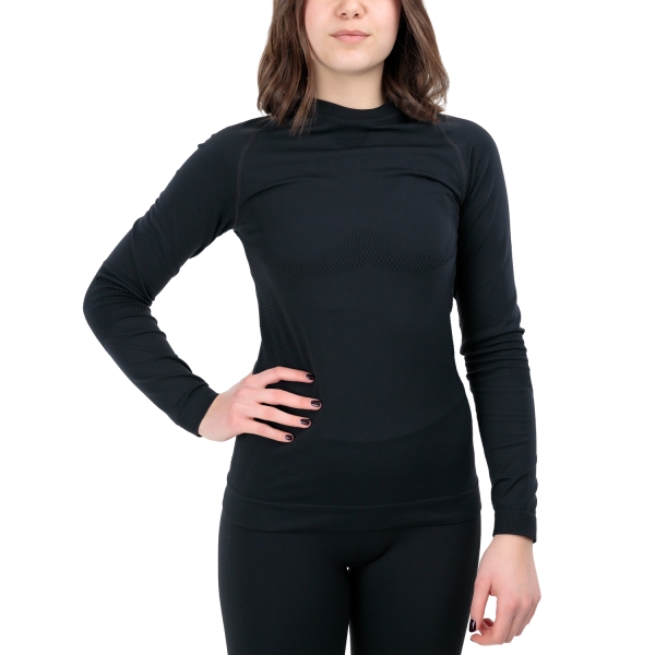 Women's Padel Shirts & Hoodies Head Flex Seamless Shirt  Black 814913BK