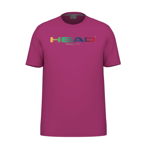 Polo y Camiseta Padel Niño Head Rainbow Camiseta Ninos  Vivid Pink 816104VP