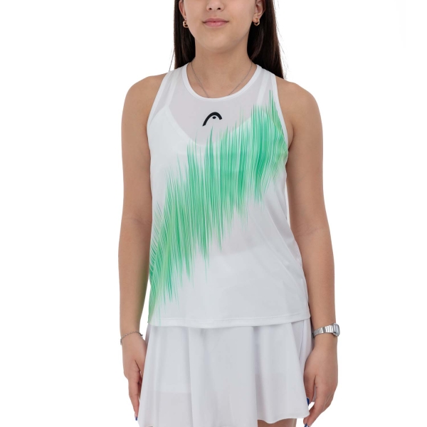 Girl's Padel Tanks and Shirts Head Agility Court Tank Girl  Candy/Print Perf W 816124CAXR