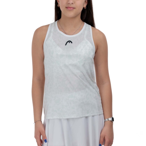 Girl's Padel Tanks and Shirts Head Agility Court Tank Girl  Print Vision W/Infinity Blue 816124XWIF