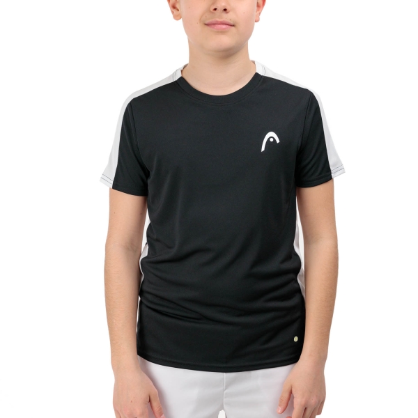 Boy's Padel Polos and Shirt Head Slice Logo TShirt Boy  Black 816134BK
