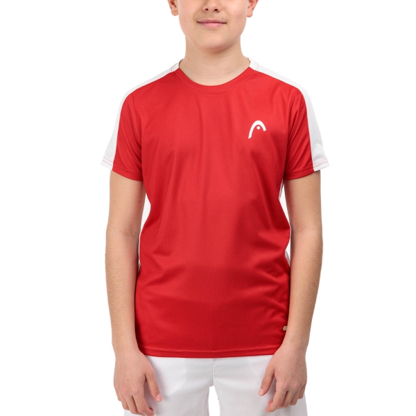 Boy's Padel Polos and Shirt Head Slice Logo TShirt Boy  Red 816134RD