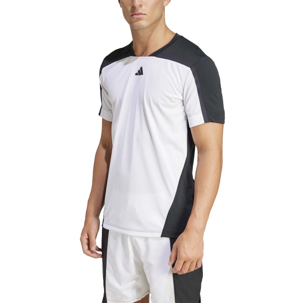Men's T-Shirt Padel adidas FreeLift Pro TShirt  White/Black IS8967