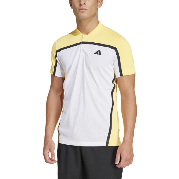 Polo Padel Hombre adidas FreeLift Pro Logo Polo  White/Spark IS8969