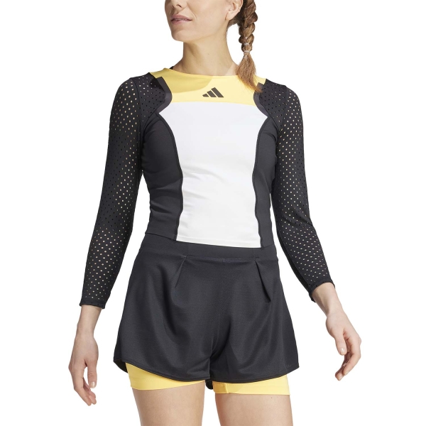 Women's Padel Shirts & Hoodies adidas Pro Shirt  White/Spark/Black IM8177