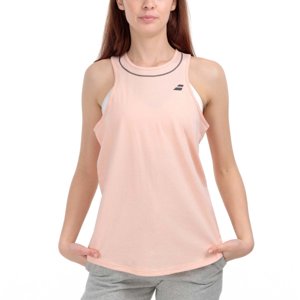 Top Padel Mujer Babolat Exercise Logo Top  Tropical Peach 4WS240725062