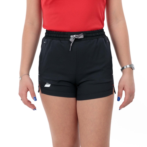 Girl's Padel Skirts and Shorts Babolat Exercise 3.5in Shorts Girl  Black 4GP20612000