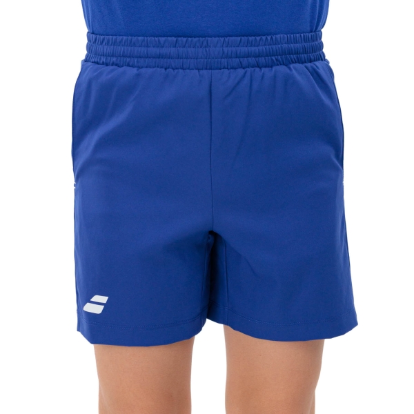 Shorts y Pants Padel Niño Babolat Play Logo 5in Shorts Nino  Sodalite Blue 3BP20614118