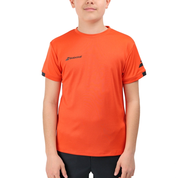 Polo y Camiseta Padel Niño Babolat Play Crew Classic Camiseta Nino  Fiesta Red 3BP20115061
