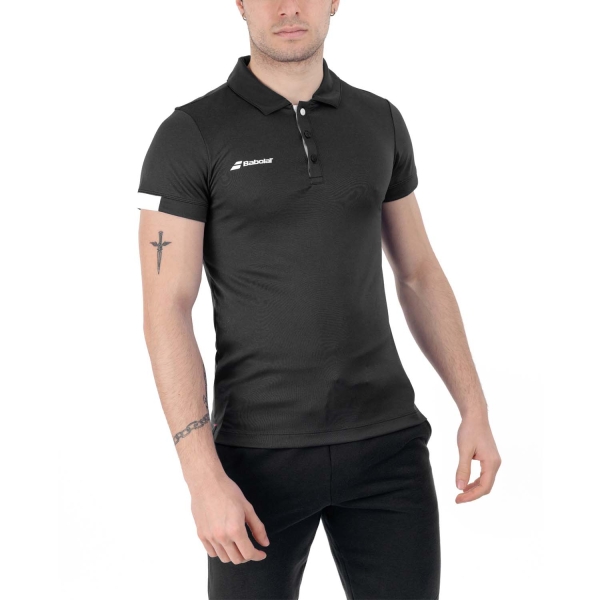 Polo Padel Hombre Babolat Play Polo  Black 3MP20212000