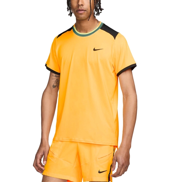 Men's T-Shirt Padel Nike Court DriFIT Advantage TShirt  Laser Orange/Black FD5320845