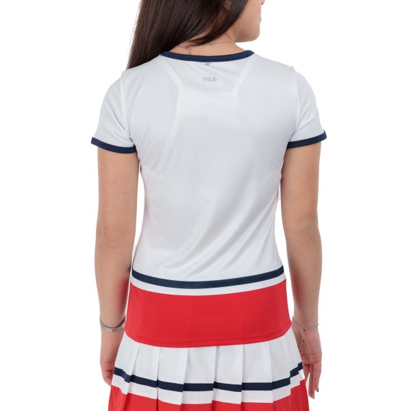Fila Elisabeth Camiseta Niña - White/Red