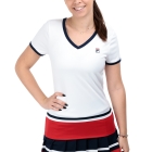 Fila Elisabeth Camiseta - White/Red Fila Elisabeth Camiseta - White/Red