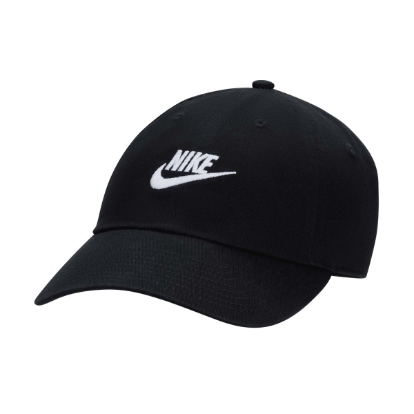 Padel Caps and Visors Nike Club Cap  Black/White FB5368011
