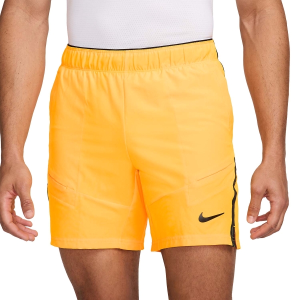 Men's Padel Shorts Nike Court Advantage 7in Shorts  Laser Orange/Black FD5336845
