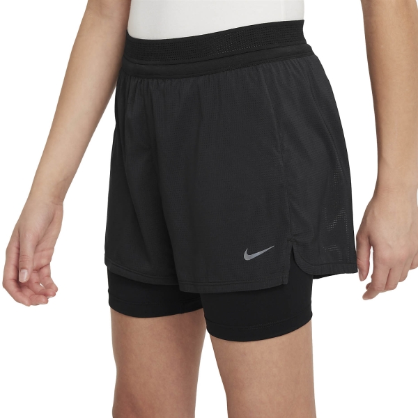 Girl's Padel Skirts and Shorts Nike Court DriFIT ADV 2.5in Shorts Girl  Black FJ6860010
