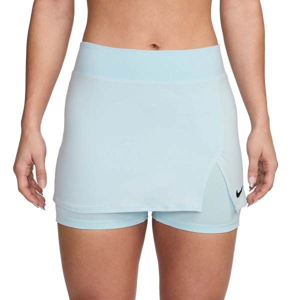 Women's Padel Skirts and Shorts Nike Court Victory Skirt  Glacier Blue/Black DH9779474