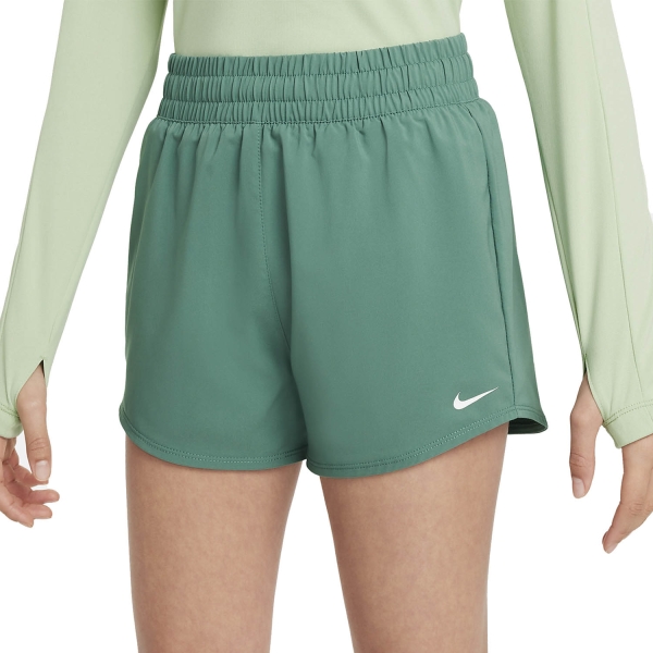Falda y Shorts Padel Niña Nike DriFIT One 3in Shorts Nina  Bicoastal/White DX4967361