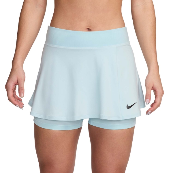 Falda y Shorts Padel Mujer Nike Flouncy Falda  Glacier Blue/Black DH9552474