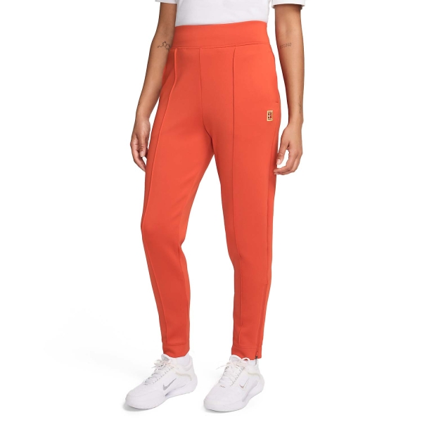 Women's Padel Pants and Tights Nike Heritage Knit Pants  Rust Factor DA4722811