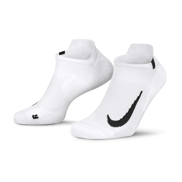 Padel Socks Nike Multiplier x 2 Socks  White/Black SX7554100