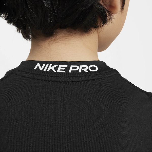 Nike Pro Top Niño - Black/White