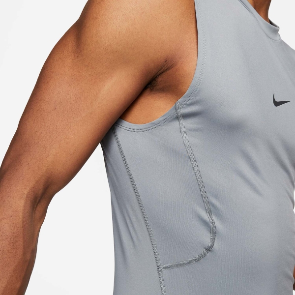 Nike Pro Dri-FIT Logo Top - Smoke Grey/Black