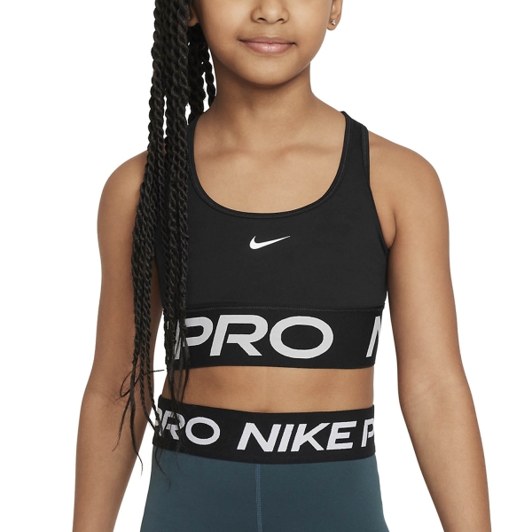 Girl's Underwear Nike Pro Swoosh Sports Bra Girl  Black/White FQ1259010