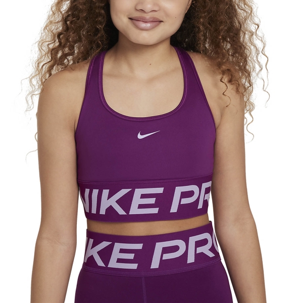 Girl's Underwear Nike Pro Swoosh Sports Bra Girl  Viotech/Hydrangeas FQ1259503