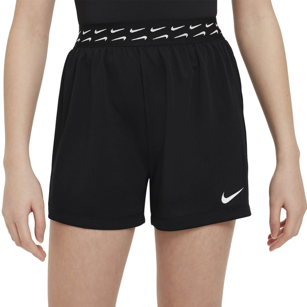 Girl's Padel Skirts and Shorts Nike Trophy 4in Shorts Girl  Black/White FB1092010