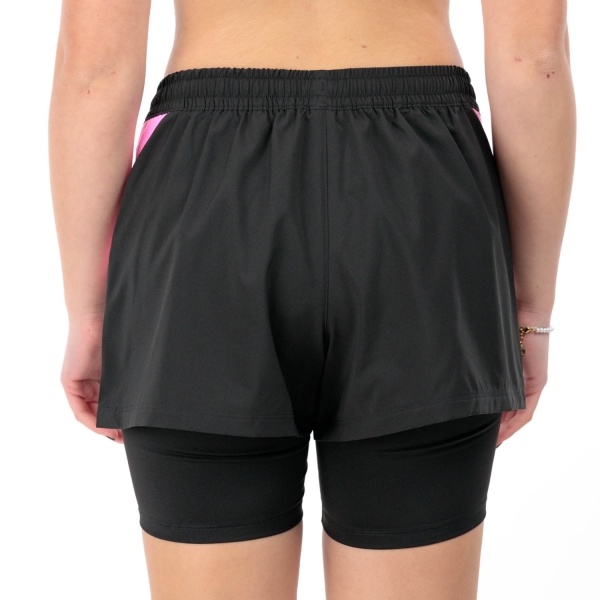Puma Individual 2 in 1 3in Shorts - Black/Poison Pink